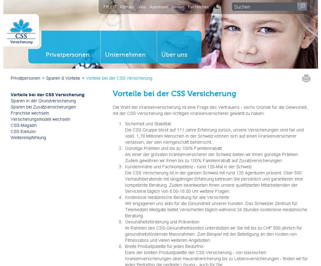 Die Innovative Und Persönliche CSS Versicherung | Land Der Erfinder ...